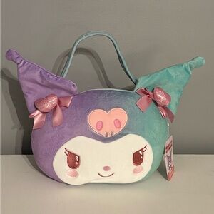 Sanrio Kuromi Plush Valentines Pail Bag